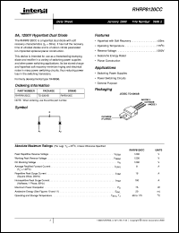 RHRP8120CC Datasheet