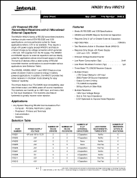HIN203 Datasheet
