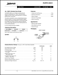 RURP4120CC Datasheet