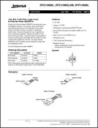 RFP14N05L Datasheet