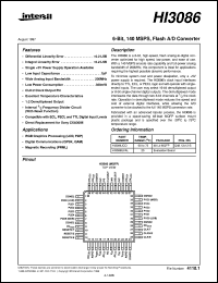 HI3086 Datasheet