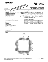 HI1260 Datasheet