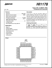 HI1178 Datasheet
