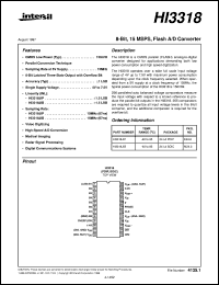 HI3318 Datasheet