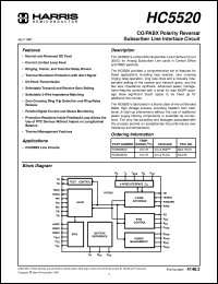 HC5520 Datasheet