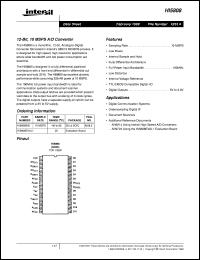 HI5808 Datasheet