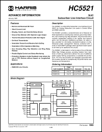 HC5521 Datasheet