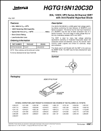 HGTG15N120C3D Datasheet