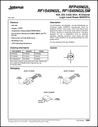 RF1S40N10 Datasheet