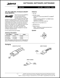 HUF75343S3S Datasheet