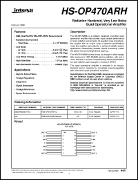 HS-OP470ARH Datasheet