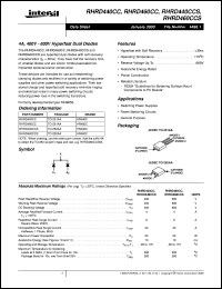 RHRP860 Datasheet