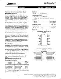 HS-5104ARH Datasheet