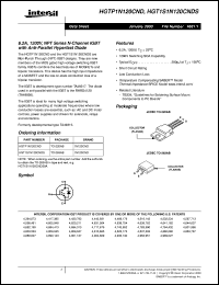 HGTP1N120BND Datasheet