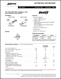 HUF76619D3S Datasheet