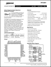 HFA3861IV Datasheet
