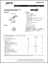 HUF76419S3S Datasheet