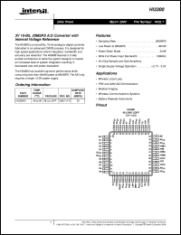 HI3300 Datasheet