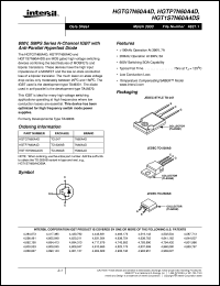 HGTG7N60A4D Datasheet