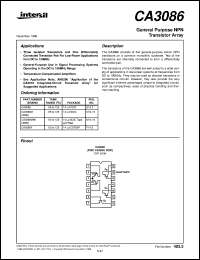 CA3086 Datasheet