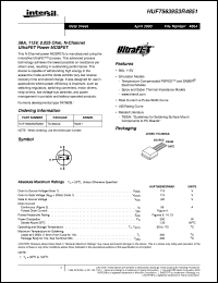 HUF75639S3R4851 Datasheet