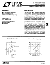 LM101A Datasheet