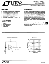 LM108 Datasheet
