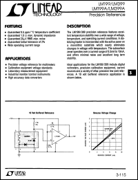 LM399 Datasheet