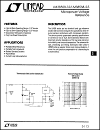 LM385 Datasheet