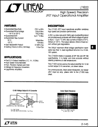 LT1022 Datasheet