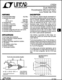 LT1024 Datasheet