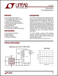 LT1027 Datasheet