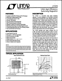 LT1072 Datasheet