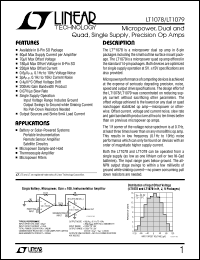 LT1079 Datasheet