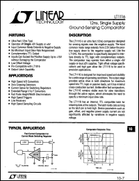 LT1116 Datasheet
