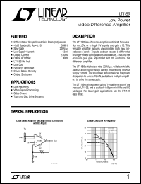 LT1189 Datasheet