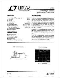 LT1192 Datasheet