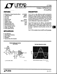 LT1194 Datasheet