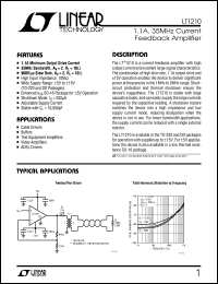 LT1210 Datasheet