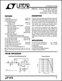 LT1214 Datasheet