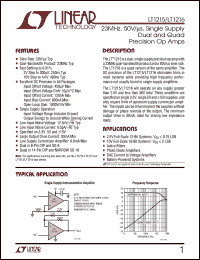 LT1215 Datasheet