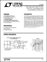 LT1305 Datasheet
