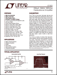 LT1351 Datasheet