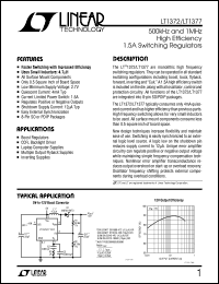 LT1372 Datasheet