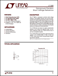 LT1389 Datasheet