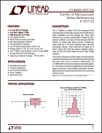 LT1460-2.5 Datasheet