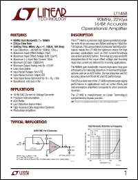 LT1468 Datasheet