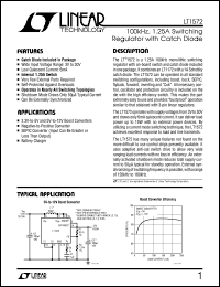 LT1572 Datasheet