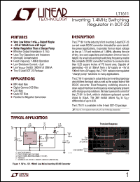 LT1611 Datasheet
