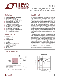 LT1613 Datasheet